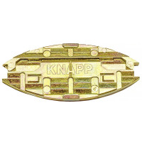 KNAPP K026 connecteur a enficher METAL (1 paire lamelle 2 vis a bois 3x13mm 2x3x