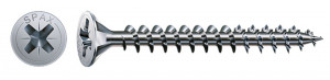 SPAX vis a bois 3x17 tete fraisée PZ, W, 4C MH