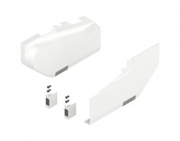 BLUM 21S8020 caches HS pour SD blanc SWIG