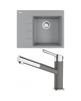 FRANKE Ensemble G223ŠK CNG 611-62 TL/7 pierre grise + FC 3055.084