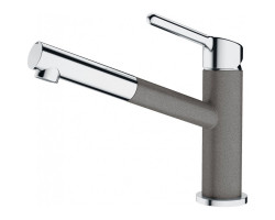 FRANKE Robinet FC 3055.084 Orbit avec embout extractible chrome/pierre grise