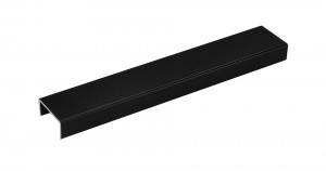SEVROLL 05295 profil "U" pour stratifié 18mm 3m noir mat