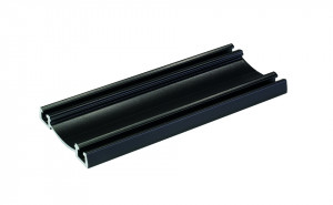 SEVROLL 05311 Elegant II guidage inférieur 4,05m noir mat