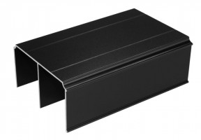 SEVROLL 05315 Gemini guidage supérieur 3m noir mat