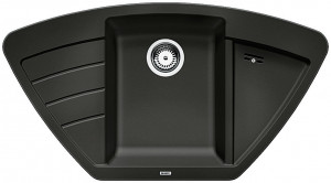 BLANCO 514764 Évier Zia 9 E sans excentrique Silgranit PuraDur anthracite BLANCO 514764 Évier Zia 9 E sans excentrique Silgranit PuraDur anthracite