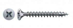 SPAX vis a bois 4,5x40mm tete fraisée PZ W 4C MH