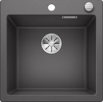 BLANCO 523677 évier Pleon 5 InFino avec excentr.Silgranit PuraDur gris pierre