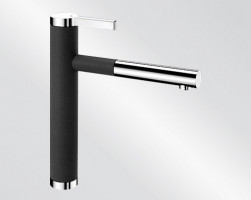 BLANCO 526171 robinet Linee-S tiroir coulissant douche noir/chrome
