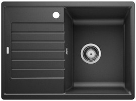 BLANCO 526009 évier Zia 45 S Compact sans excentrique Silgranit PuraDur noir BLANCO 526009 évier Zia 45 S Compact sans excentrique Silgranit PuraDur noir
