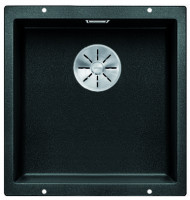 BLANCO 525990 évier Subline 400-U InFino manuál Silgranit PuraDur noir BLANCO 525990 évier Subline 400-U InFino manuál Silgranit PuraDur noir