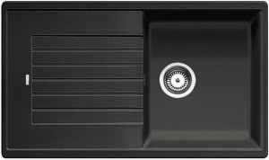 BLANCO 526016 évier Zia 5 S sans excentrique Silgranit PuraDur noir
