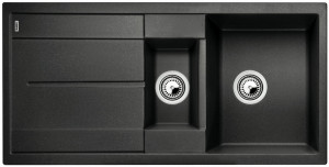 BLANCO 525927 Évier Metra 6 S sans excentrique Silgranit PuraDur noir BLANCO 525927 Évier Metra 6 S sans excentrique Silgranit PuraDur noir