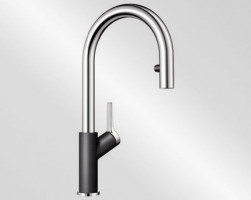 BLANCO 526172 robinet Carena-S Vario Silgranit-look noir/chrome
