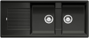 BLANCO 526027 évier Zia 8 S sans excentrique Silgranit PuraDur noir