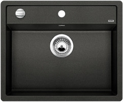 BLANCO 525873 évier Dalago 6 avec excentrique Silgranit PuraDur noir