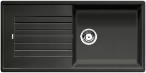 BLANCO 526024 évier Zia XL 6 S sans excentrique Silgranit PuraDur noir