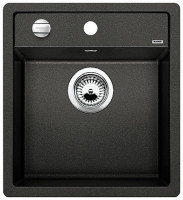 BLANCO 525869 Évier Dalago 45 avec excentrique Silgranit PuraDur noir