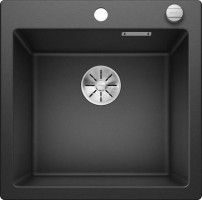 BLANCO 525952 Évier Pleon 5 InFino avec excentrique Silgranit PuraDur noir BLANCO 525952 Évier Pleon 5 InFino avec excentrique Silgranit PuraDur noir