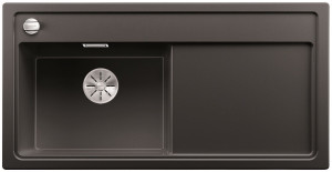 BLANCO 526065 évier Zenar XL 6S-F InFino avec excentrique Silgranit PuraDur noir