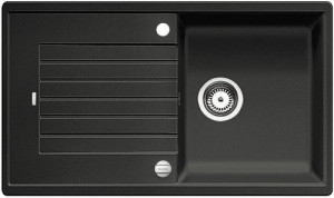 BLANCO 526015 Évier Zia 5 S avec excentrique Silgranit PuraDur noir