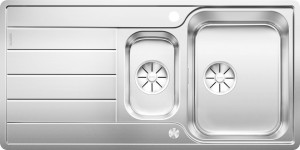 BLANCO 525328 évier Classimo 6 S-IF InFino PushControl inox brossé