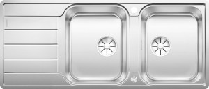BLANCO 525332 Évier Classimo 8 S-IF InFino avec PushControl inox brossé
