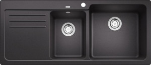 BLANCO 525779 Évier Naya 8 S sans excentrique Silgranit évier droite anthracite BLANCO 525779 Évier Naya 8 S sans excentrique Silgranit évier droite anthracite