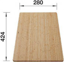BLANCO 239449 accessoires plaque a découper Solis 424x280mm bambou
