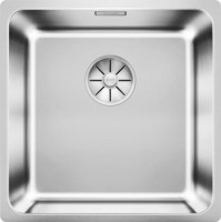 BLANCO 526117 Évier Solis 400 U InFino sans excentrique inox brossé