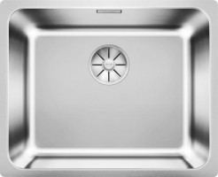 BLANCO 526123 Évier Solis 500 IF InFino sans excentrique inox brossé