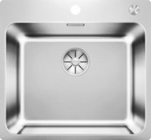 BLANCO 526124 Évier Solis 500 IF/A InFino avec PushControl inox brossé