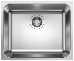 BLANCO 526351 évier Supra 500-IF R12 sans excentreur inox brossé