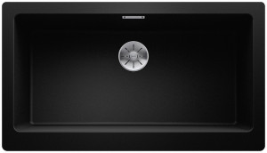 BLANCO 526110 évier Vintera XL 9-UF sans excentrique Silgranit noir BLANCO 526110 évier Vintera XL 9-UF sans excentrique Silgranit noir