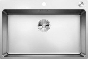 BLANCO 525246 Évier Andano 700-IF/A InFino PushControl inox satinée brillant