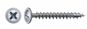 SPAX vis a bois 4x20mm tete lenticulaire collerette PZ 4C MH