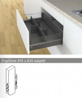 HETTICH 9230268 OrgaStore 810/830 support profil séparateur anthracite