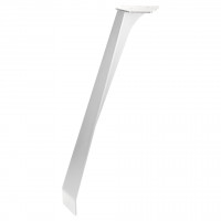MILADESIGN ET N72110 pied de table chanfreiné blanc 720mm