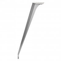 MILADESIGN ET N72026 pied de table chanfreiné argent 720mm