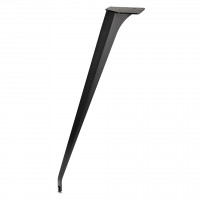 MILADESIGN ET N72026 pied de table biseauté noir 720mm