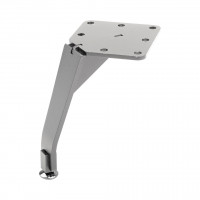 MILADESIGN ET N13026 pied de meuble biseauté Etéro argenté
