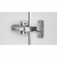 HETTICH 9289592 Veosys charniere semi-apparente inox vis a bois TH52x5,5 SiSy