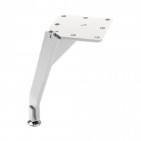 MILADESIGN ET N13026 pied de meuble biseauté Etéro blanc