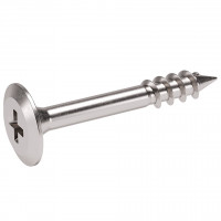 IF vis a bois décoratif Flat 4x31/20mm tete plate filetage partiel