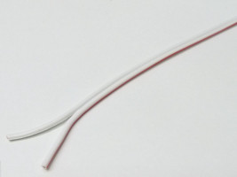 StrongLumio Double wire 2x0.5mm 2 20AWG blanc-rouge