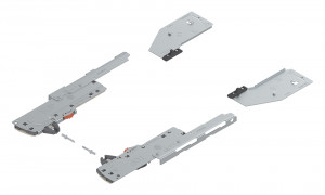 BLUM T60L9340 Legrabox, modules TOB L1 pour tiroir évier, 350-600mm/20 kg