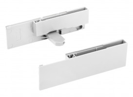StrongMax 16/18 supports de façade verre, tiroir intérieur H121, blanc