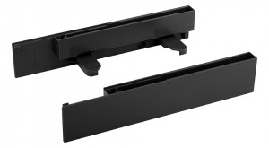 StrongMax 16/18 supports panneau verre, tiroir int. H185, noir