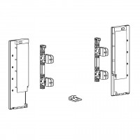 HETTICH 9257653 AvanTech YOU connecteurs tiroir int. 187, côté/verre, anthracite