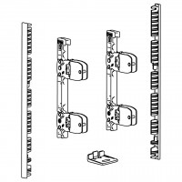 HETTICH 9257621 AvanTech YOU connecteurs tiroir intérieur 187, côté/face, anthra