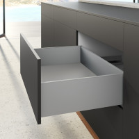 HETTICH ensemble AvanTech YOU tiroir, 187/300mm, 30kg, Quadro, argent, SiSy